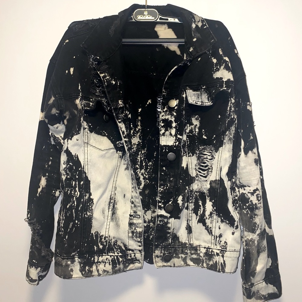 Custom Acid Wash Jean Jacket